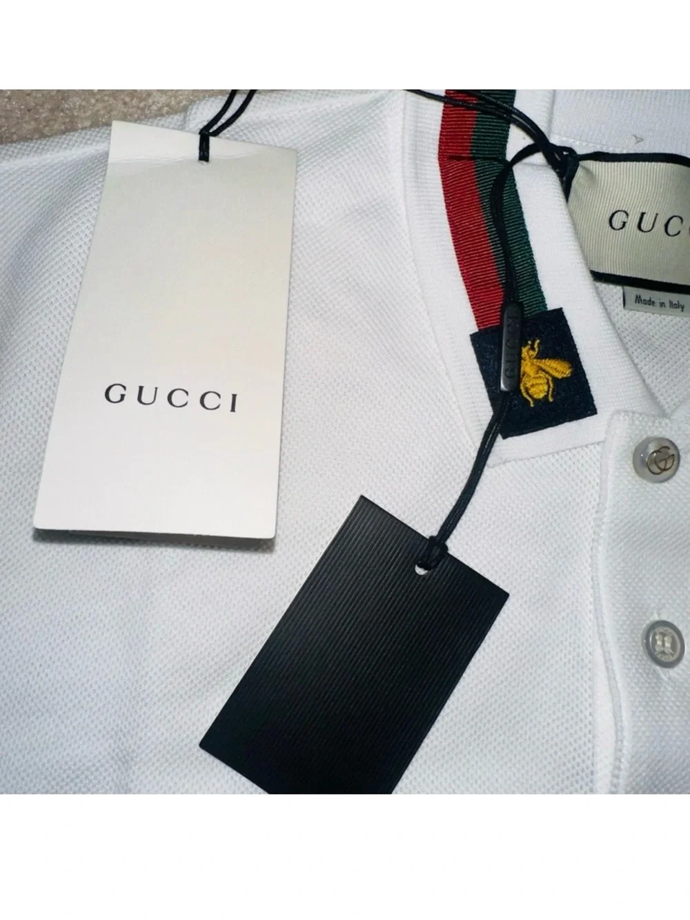 NEW GUCCI MENS HI TECH POLO STRETCH